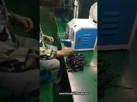 Máquina Automática para Atar Cables de Alimentación: Bobinado en Forma de 8 y 0