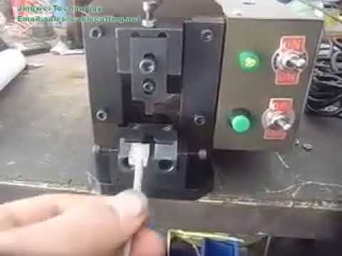 Máquina de crimpado de conectores RJ45 2P | Crimpadora automática para cables de red
