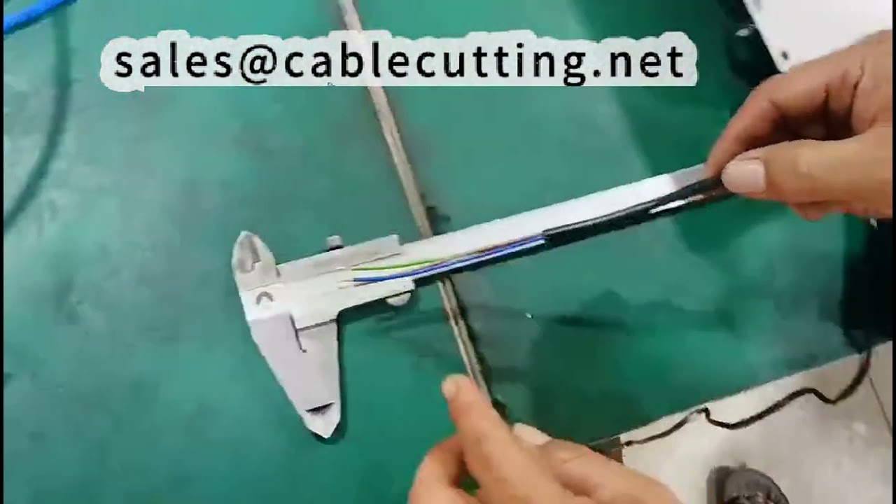 Máquina peladora de cables con cubierta exterior de 100 mm y diámetro interior de 6,5 mm