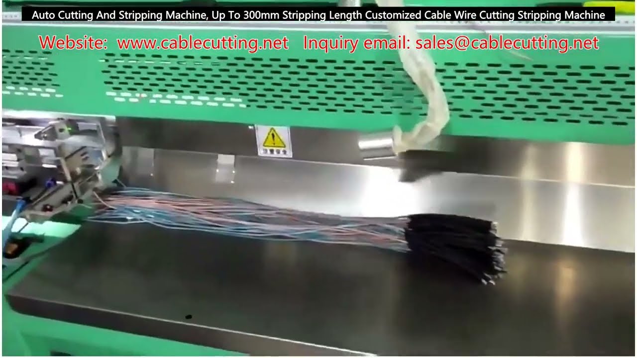 Máquina Automática de Corte y Pelado de Cables, Longitud de Pelado hasta 300mm - Solución Personalizada