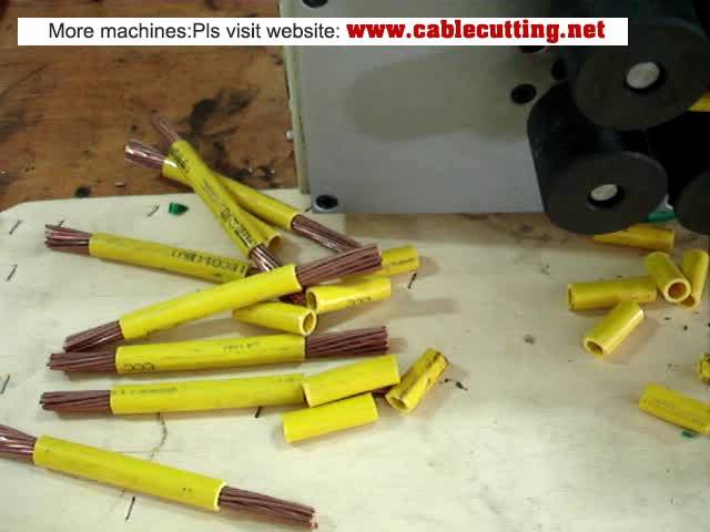 Máquina pelacables y cortacables industrial WPM-MAX2 para cable de 50mm² y 19 conductores