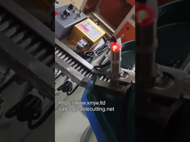 Máquina de Crimpado Semiautomática con Alimentador Vibratorio Ultrasilencioso