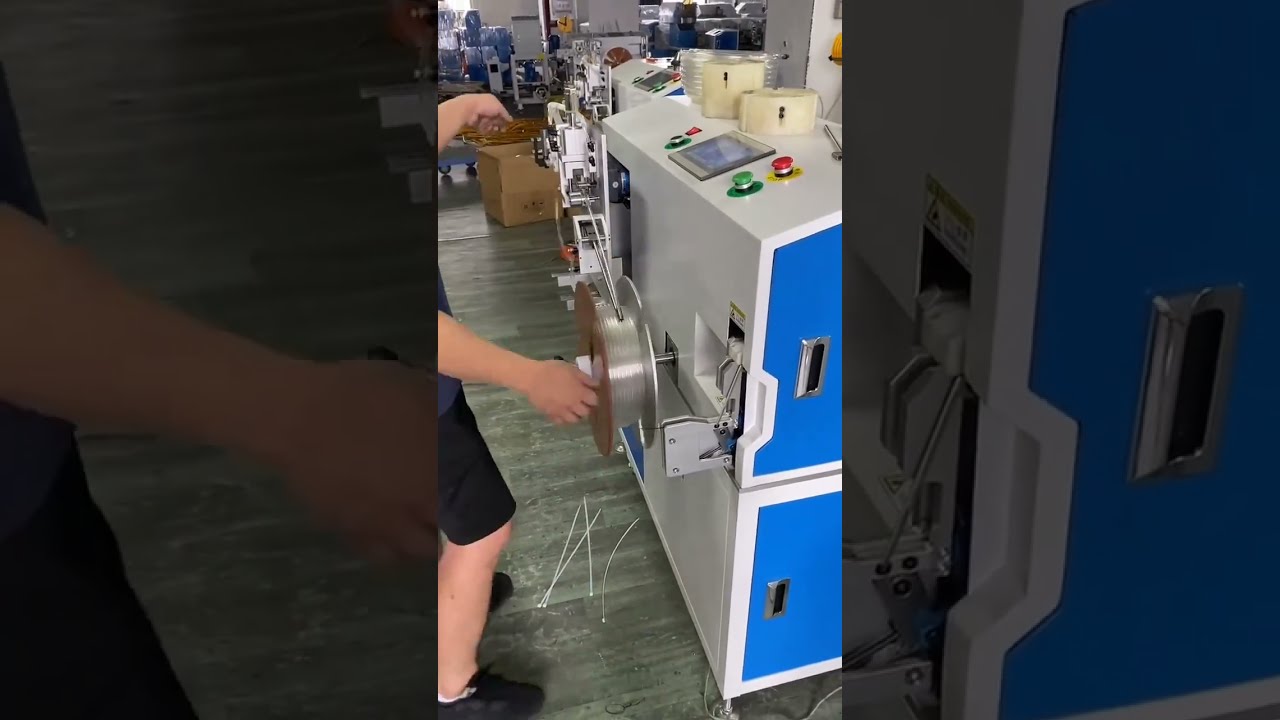 Máquina automática para conteo, clasificación, corte y bobinado de tubos (1-16 mm de diámetro)