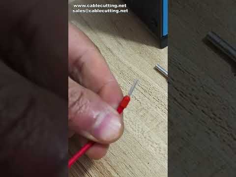 Máquina Neumática de Crimpado para Terminales de Tubo con Brida | Prueba de Crimpado