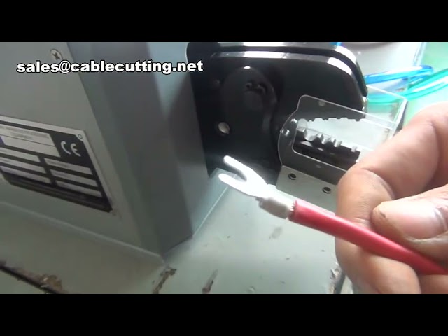 Máquina Crimpadora de Terminales Preaislados y Aislados | Crimpadora Automática de Cables