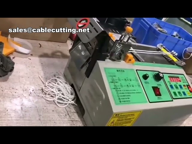 Máquina Cortadora de Elásticos para Orejeras - Corte Preciso y Eficiente