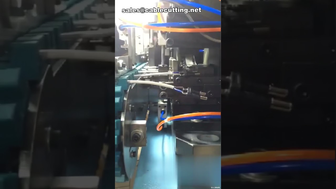 Máquina Engarzadora Automática de Terminales de Enchufe de Dos Pines