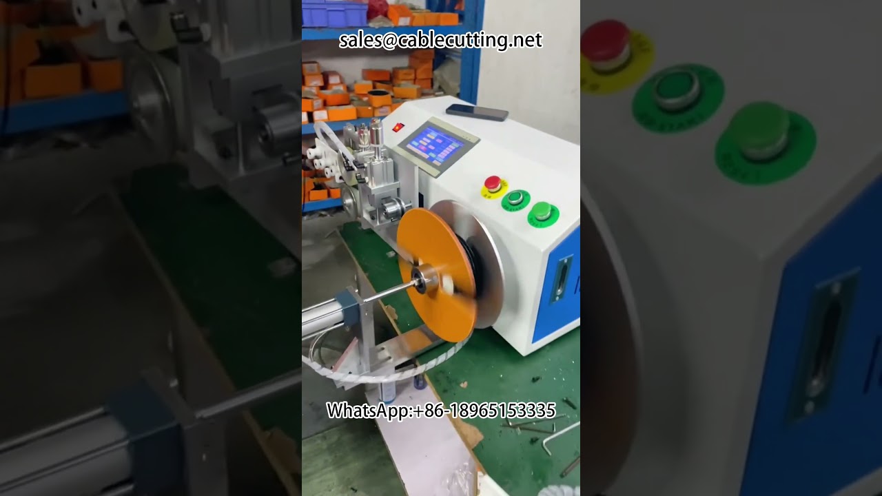 Máquina de bobinado automática con contador de metros #Máquina de bobinado de alambre #Procesamiento de alambre #Bobinado de redes #Rebobinado