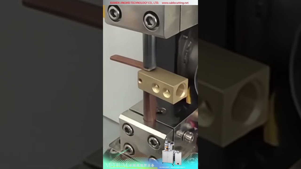 Soldadora por puntos de resistencia con inversor MF para placa de cobre rojo de 3 mm de espesor a bloque de latón, soldadura pesada