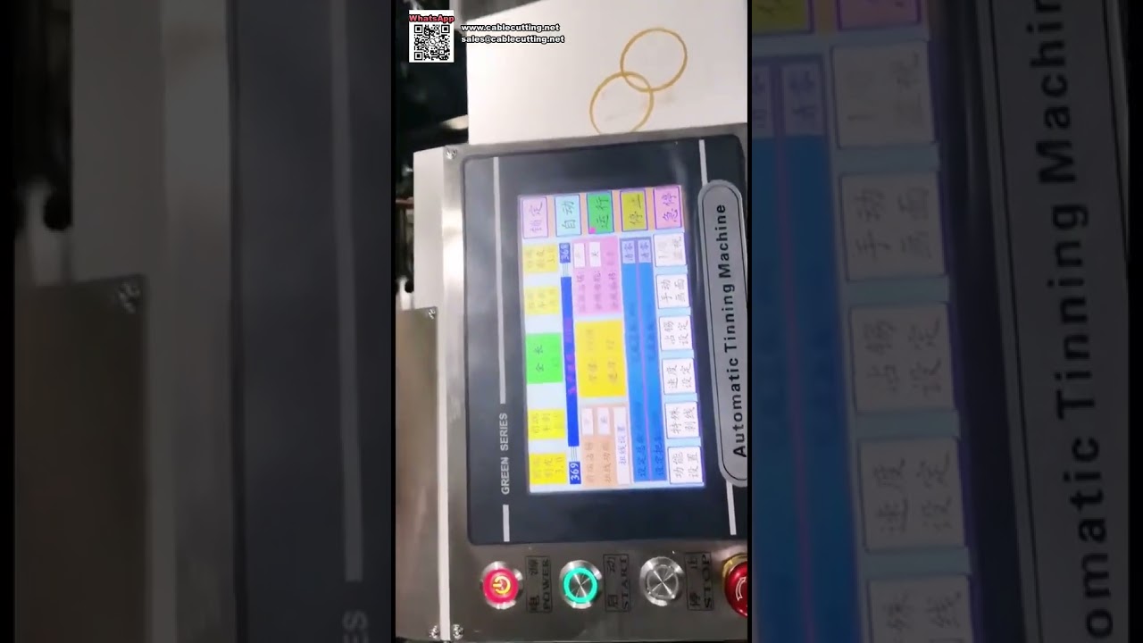 Máquina totalmente automática de doble cabezal para estañado de 8 hilos — Herramienta de cable de alta velocidad