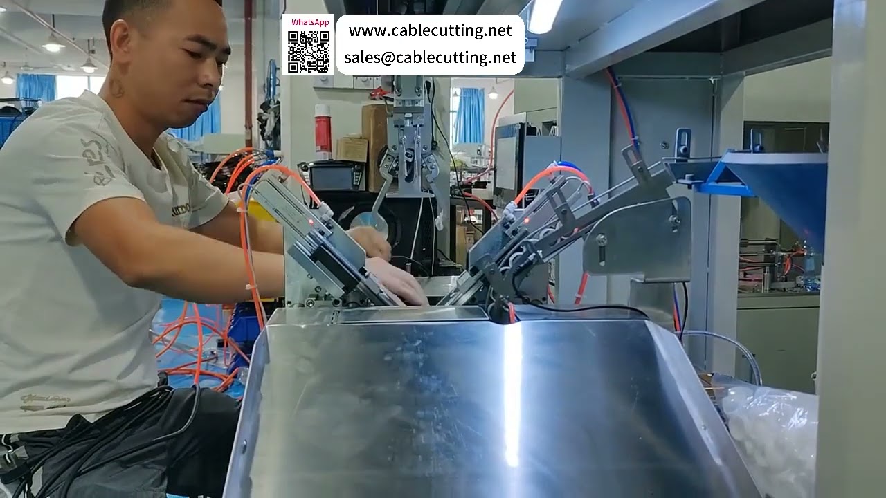Máquina automática de inserción de anillos de silicona — anillos para cable de 5 m