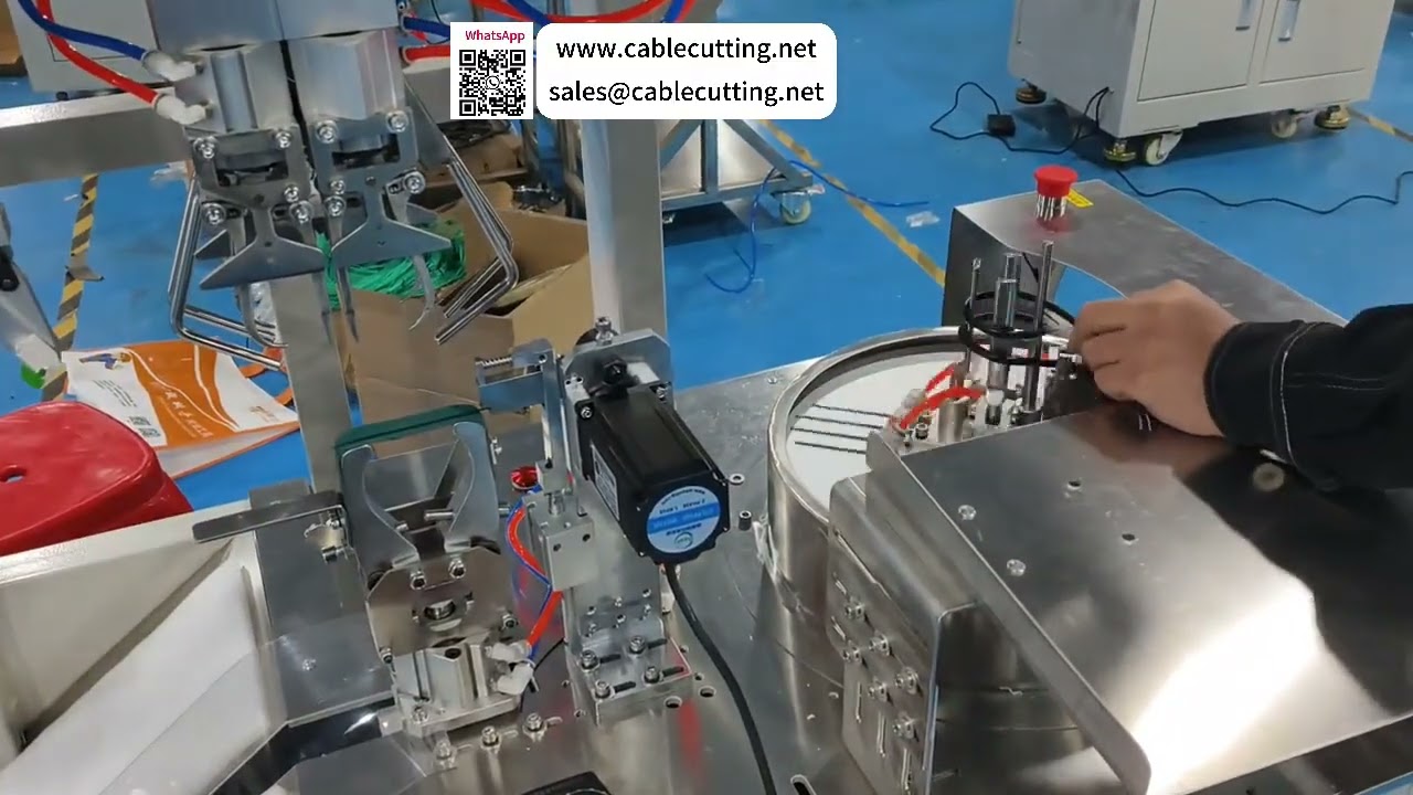 Atadora automática de cables — Mazos con conectores pesados