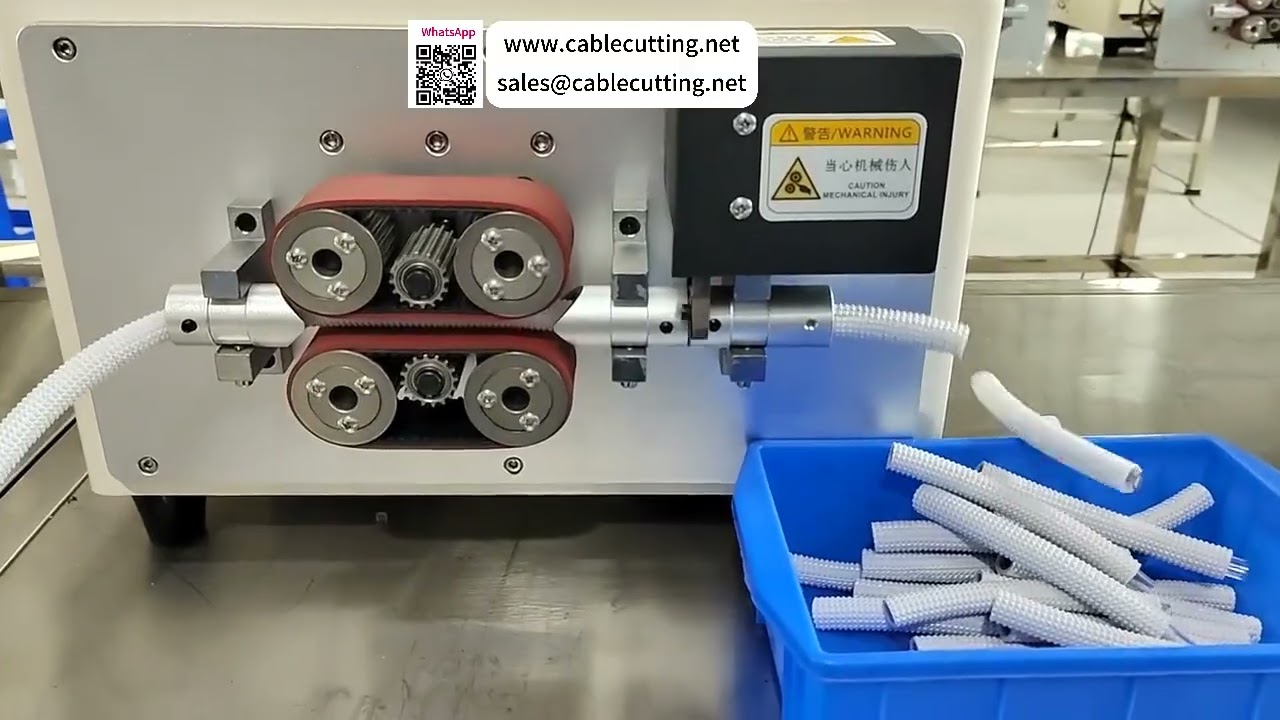 Máquina automática de corte de tubos — Corte de tubo corrugado, tubo rígido y manguera flexible
