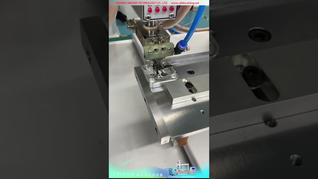 Máquina semiautomática de barra caliente de calor por pulso con dispensador de flux para circuito impreso flexible FPC
