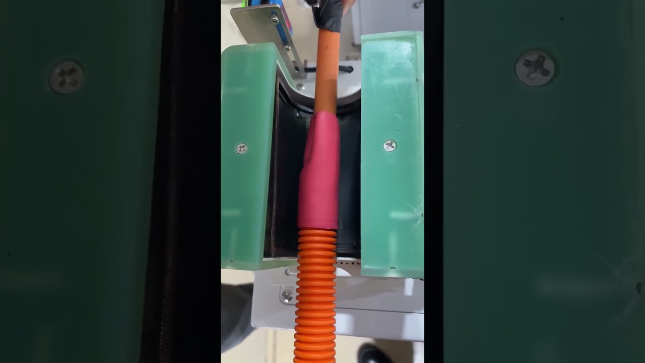 Calentador de tubo termorretráctil de doble pared Flujo de pegamento uniforme sin dañar el tubo corrugado para cables