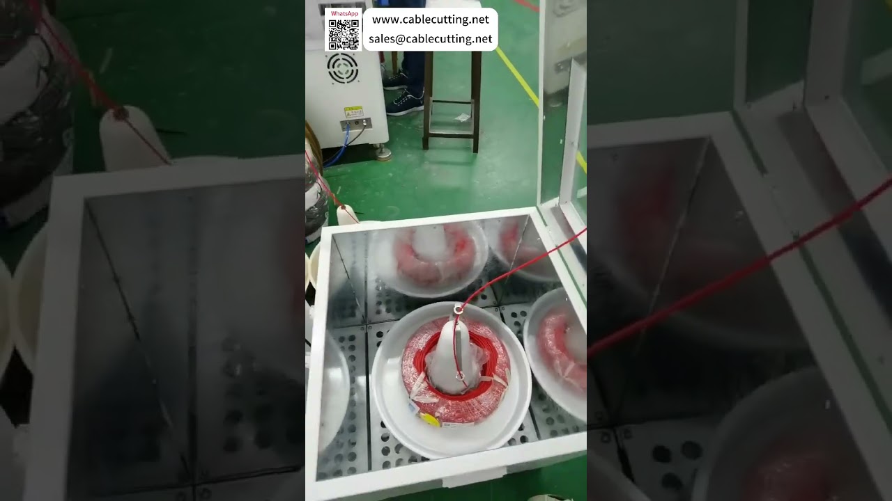 Caja de Calentamiento Termostático para Ablandamiento de Cables Rígidos con Bobina de Desenrollado, Ideal para la Producción de Arneses Eléctricos