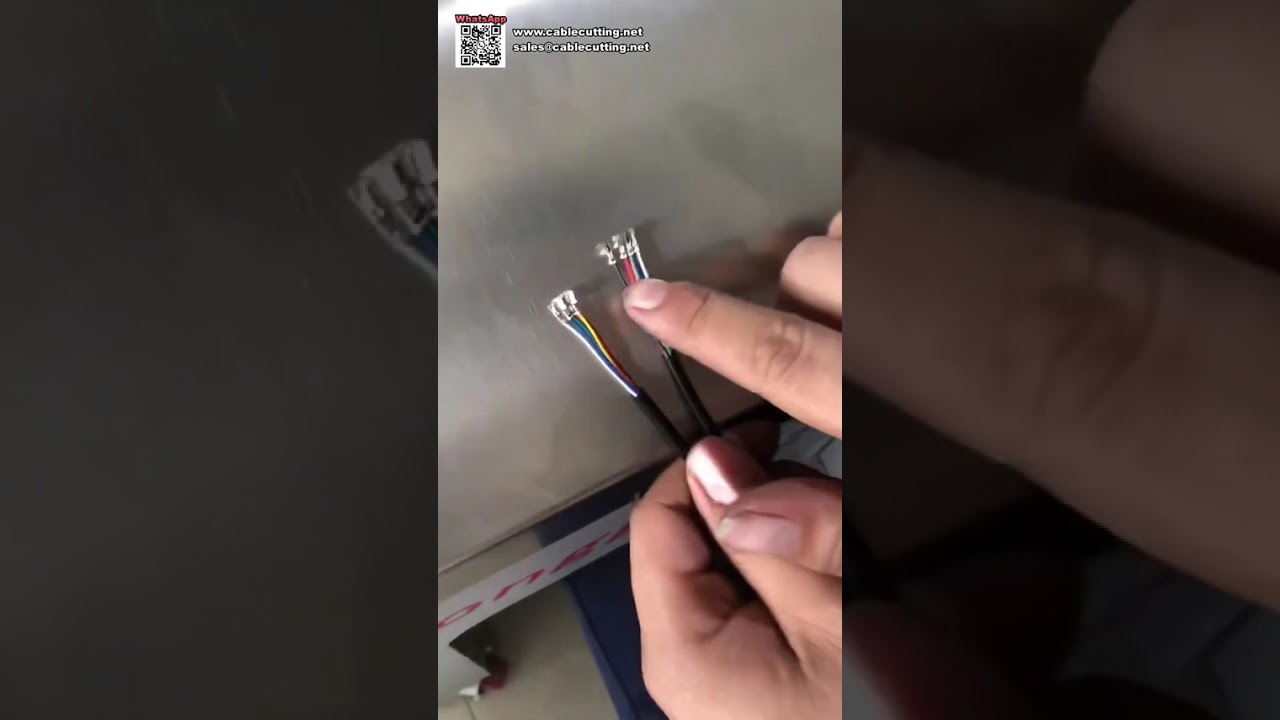 Máquina automática de pelado y engaste de cable multiconductor — en una pasada