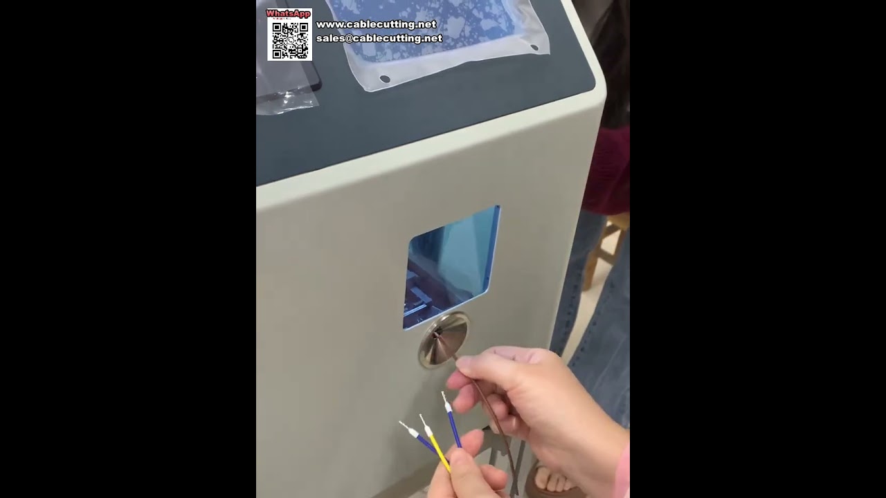 Máquina de crimpado de terminales tubulares Elimine el error manual Conexión de cables estable y segura