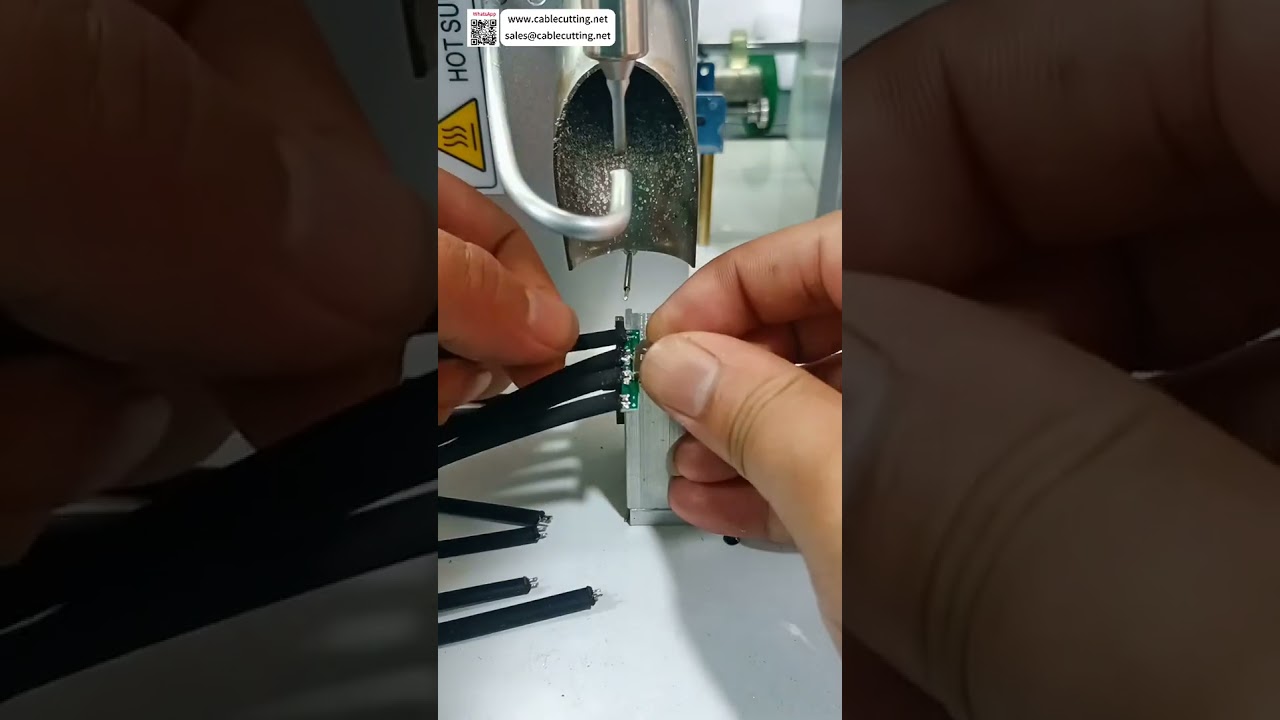 Máquina de soldadura de cable de múltiples ramas para banco de energía, herramienta de soldadura de conexión dividida de precisión