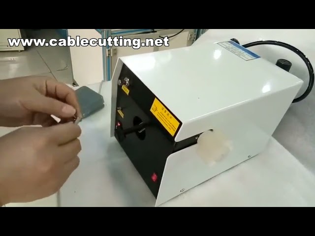 Máquina Automática de Cepillado para Cables Blindados | Cepillado Inverso de Cables de Blindaje