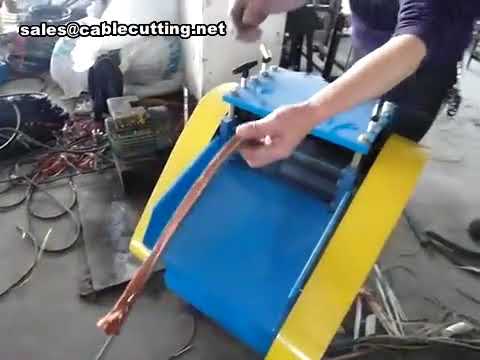 Máquina Pelacables de Cobre en Acción | Peladora Industrial para Reciclaje de Cables