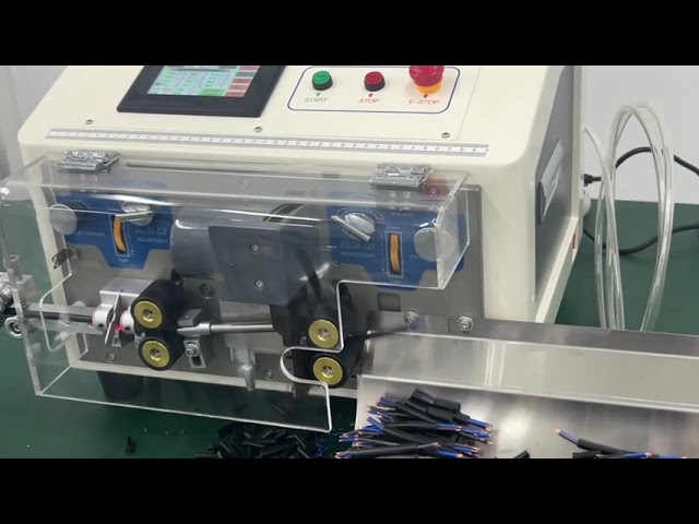 Máquina Automática Multifunción para Corte y Pelado de Cables | Equipo Industrial Eficiente