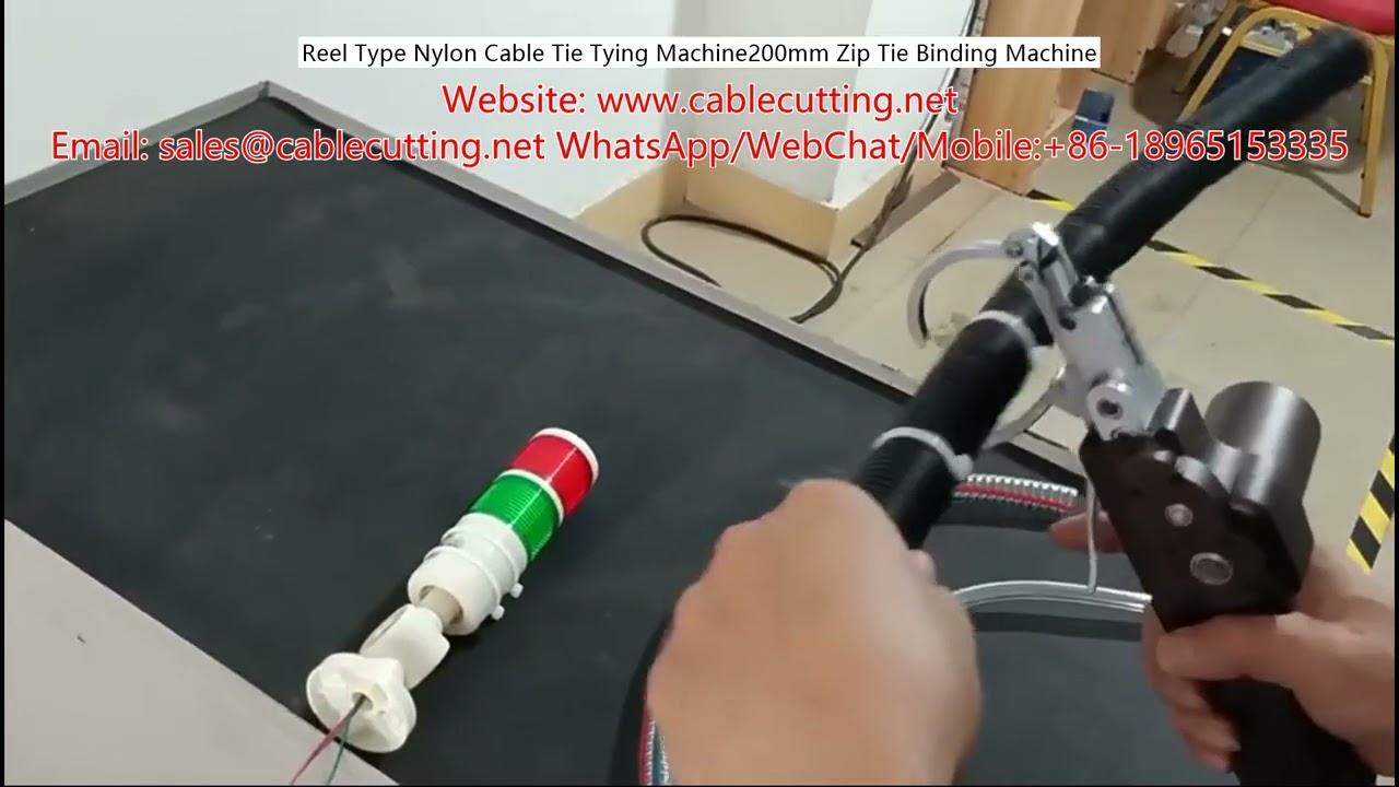Máquina Atadora de Bridas de Nylon en Bobina - Atadora de Cintas Zip de 200mm