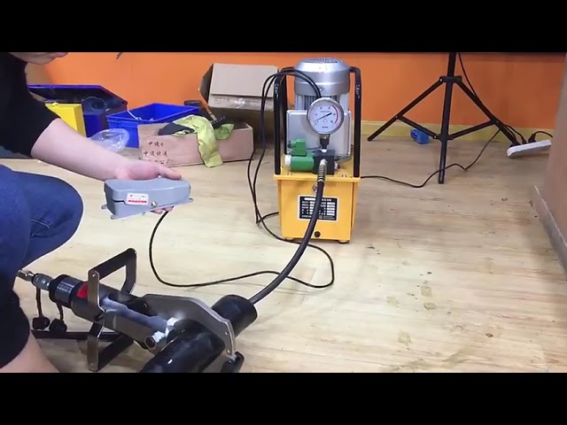 Bomba Hidráulica Electromagnética 700A con Control de Pedal, 380V 7L