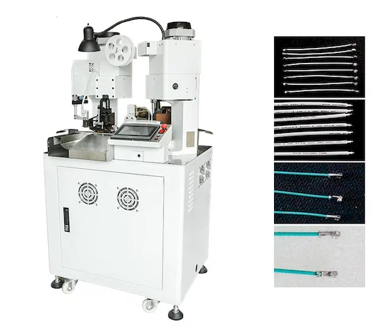 Engarzadora Automática Servo de Doble Lado para Cables