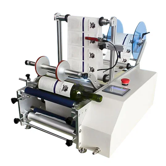 Máquina Semiautomática de Etiquetado de Botellas Redondas WPM-7160
